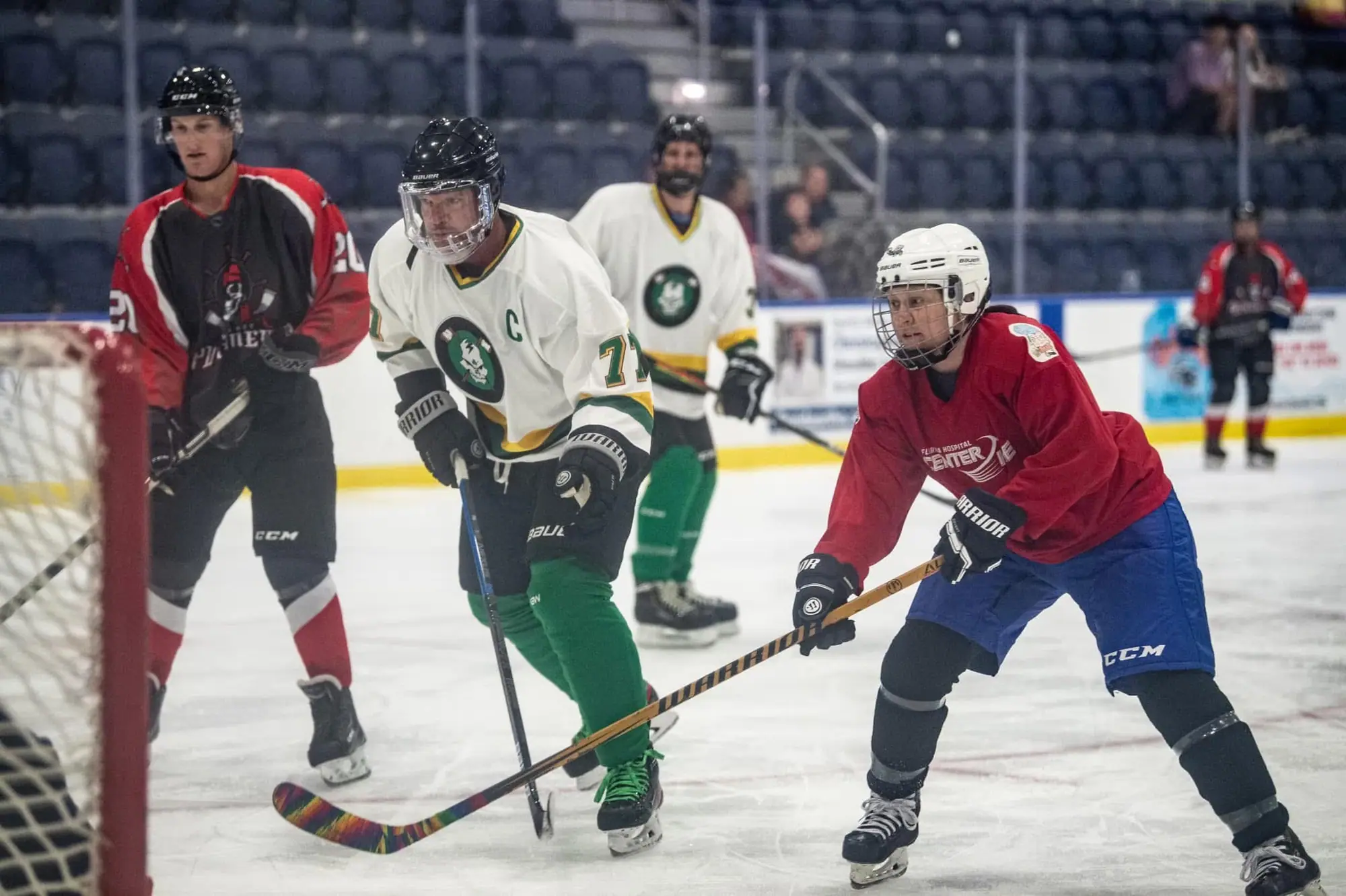Founder Keith Donahue on the ice